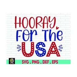 hooray for the usa svg eps dxf png files for cutting machines cameo cricut, 4th of july, patriotic, sparklers, funny, cu
