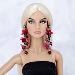 Jewelry earrings for dolls Fashion royalty Barbie Nu face