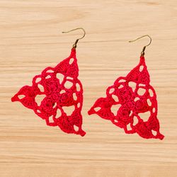 Crochet earrings pdf pattern