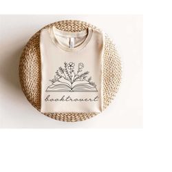 book with flowers svg png, booktrovert svg, book lover svg, bookworm svg, floral book svg, reading teacher svg, bookish