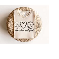 peace love volleyball svg, volleyball svg, volleyball mom svg, volleyball fan svg, sports svg, game day svg, peace hand