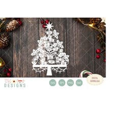 mask christmas tree paper cut, svg file, digital download only, christmas paper cut, quarantine pandemic paper cut, cam