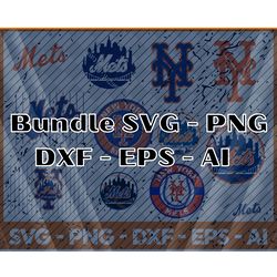 new-york mets svg, baseball team, new-york mets svg, m--l--b svg, png, dxf, eps, instant download, bundle files