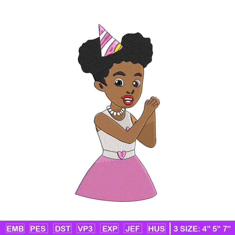 Black girl embroidery design, Gracies Coner embroidery,Embroidery file,Embroidery shirt, Emb design, Digital download.jpg