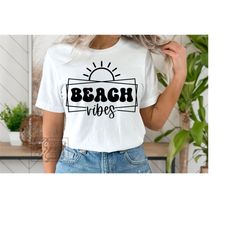 beach vibes svg - summertime svg - digital download - cricut cut file - summer vibes - beach life - vacation - hello sum