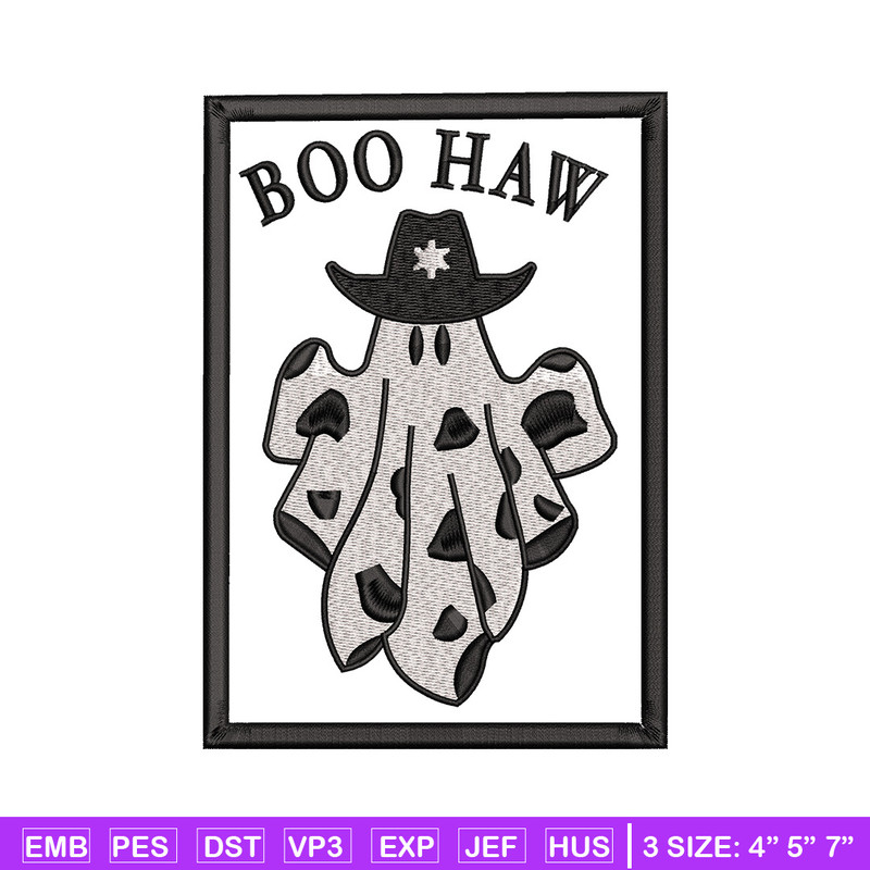 Boo haw embroidery design, Boo halloween embroidery, Embroidery file, Embroidery shirt, Emb design, Digital download.jpg