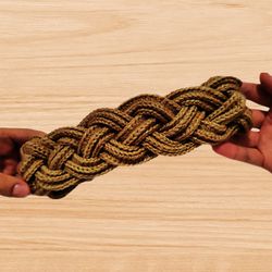 crochet headband pattern, crochet ear warmer pattern, braided headband, twisted headband pattern, women headband, instan