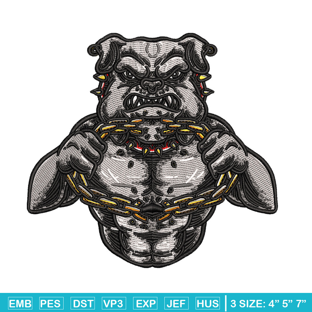 Bull dog body embroidery design, Bull embroidery, Embroidery file, Embroidery shirt, Emb design, Digital download.jpg