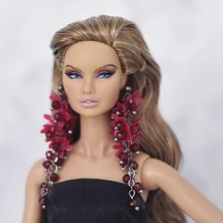 fashion dolls jewelry earrings for nu face poppy parker