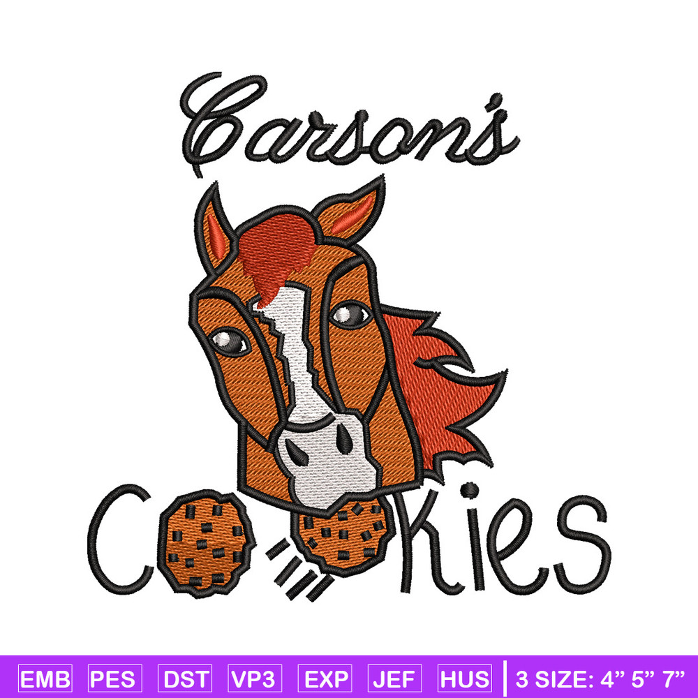 Cookies horse embroidery design, Cookies embroidery, Embroidery file, Embroidery shirt, Emb design, Digital download.jpg
