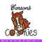 Cookies horse embroidery design, Cookies embroidery, Embroidery file, Embroidery shirt, Emb design, Digital download.jpg