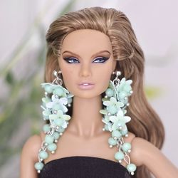 Dolls jewelry earrings Fashion royalty Poppy Parker Barbie