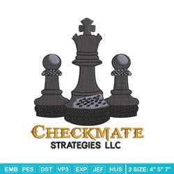 check mate embroidery design, chess embroidery, embroidery file, embroidery shirt, emb design, digital download