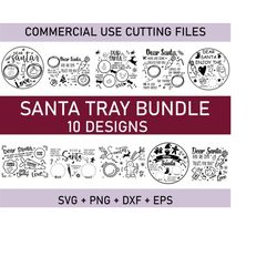 dear santa tray svg, milk and cookies, cookies for santa svg, carrot svg, santa cookie tray svg, milk for santa svg, car