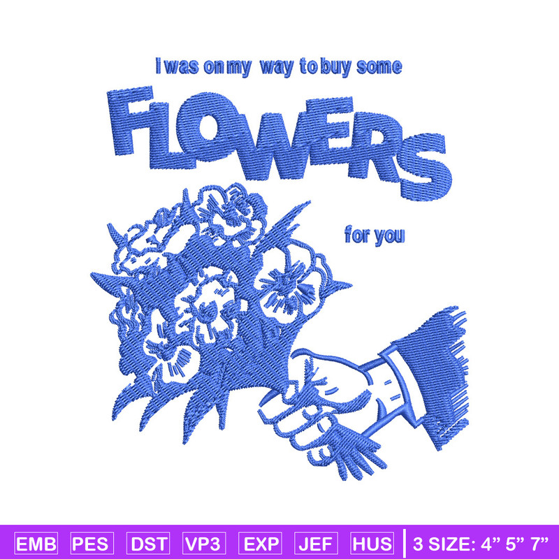 Flower for you embroidery design, Flower embroidery, Embroidery file, Embroidery shirt, Emb design, Digital download.jpg