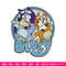 Bluey circle embroidery design, Bluey embroidery, Embroidery file, Embroidery shirt, Emb design, Digital download.jpg
