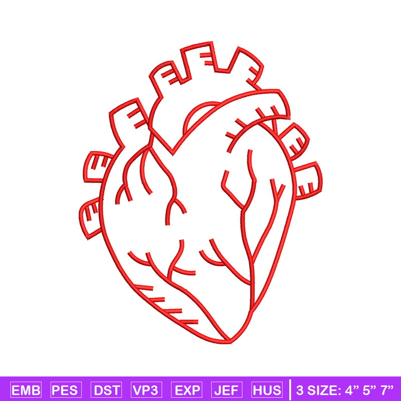 Heart real life embroidery design, Heart embroidery, Embroidery file, Embroidery shirt, Emb design, Digital download.jpg