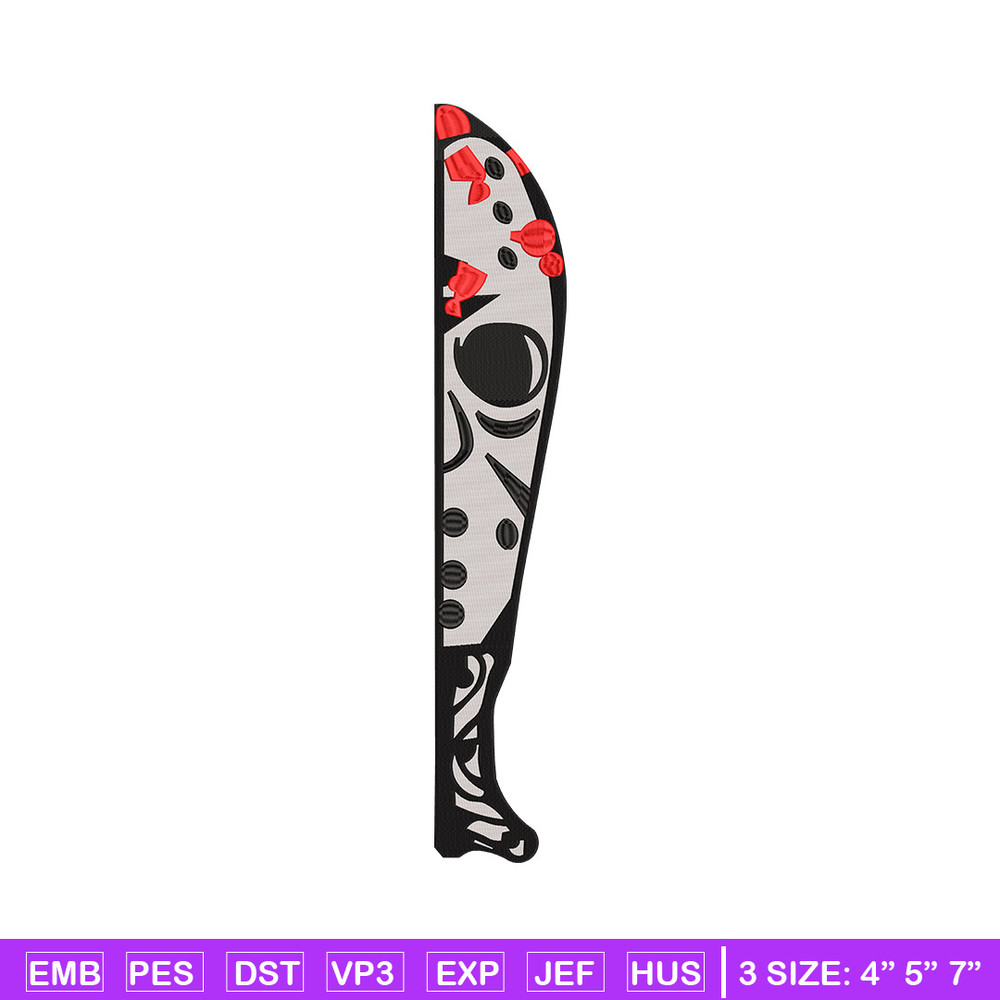 Knife horror embroidery design, Horror embroidery, Embroidery file,Embroidery shirt, Emb design, Digital download.jpg