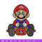 Mario car embroidery design, Mario embroidery, Embroidery file, Embroidery shirt, Emb design, Digital download.jpg