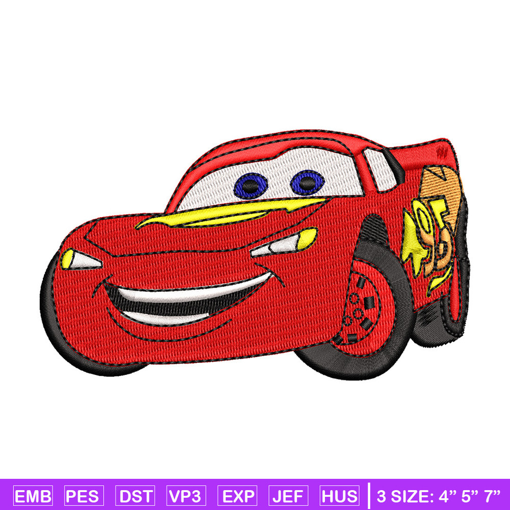 Mcqueen embroidery design, Mcqueen embroidery, Embroidery file, Embroidery shirt, Emb design,Digital download.jpg