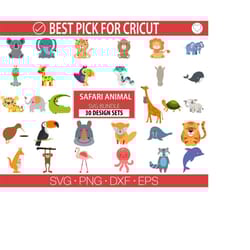 safari animals svg bundle, jungle svg, animals svg, lion svg, elephant svg, monkey svg, tiger svg, zebra svg, animals pn