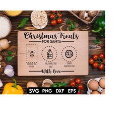 cookies for santa tray svg, cookies for santa plate svg, dear santa tray svg, treats for santa, santa tray svg, christma