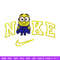 Minion x nike embroidery design, Minion embroidery, Embroidery file, Embroidery shirt, Nike design, Digital download.jpg