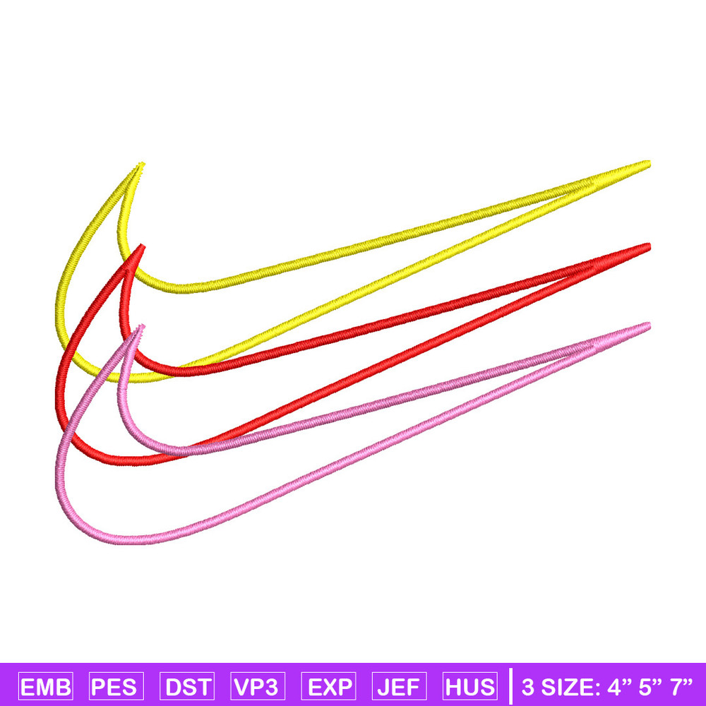 Nike 3 sign embroidery design, Logo embroidery, Nike design, Embroidery shirt, Embroidery file,Digital download.jpg