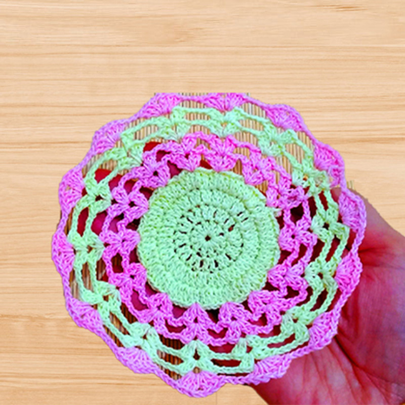 crochet coaster pattern