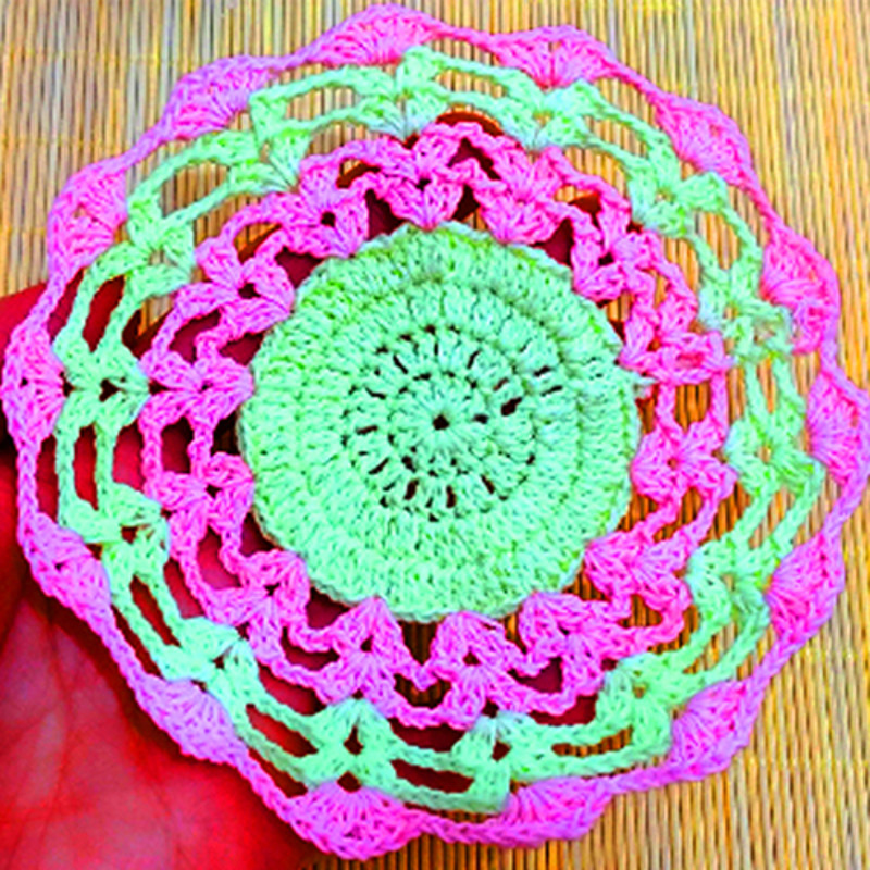crochet coaster pattern