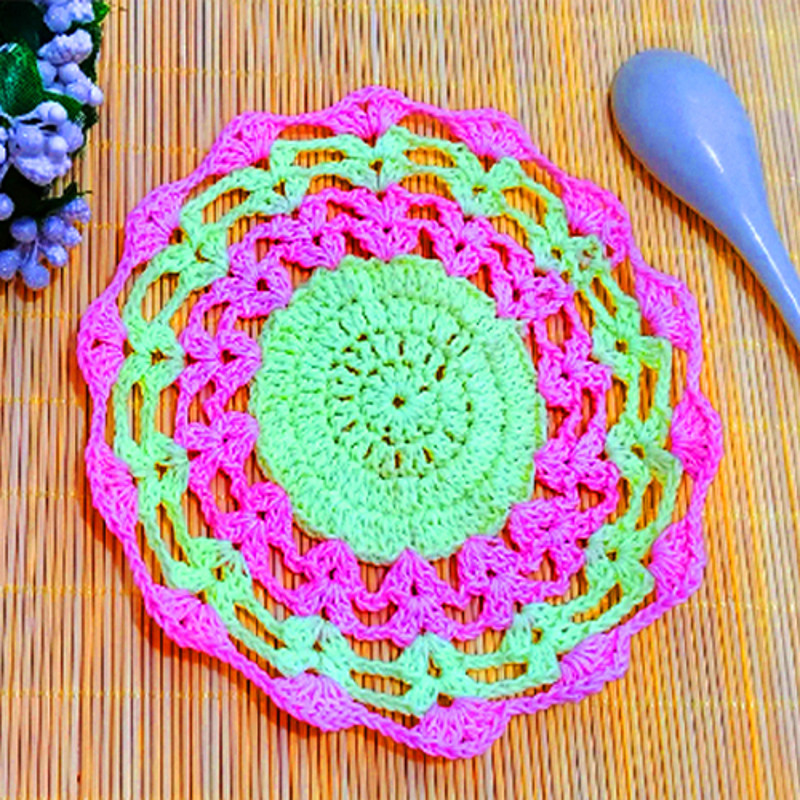 crochet coaster pattern