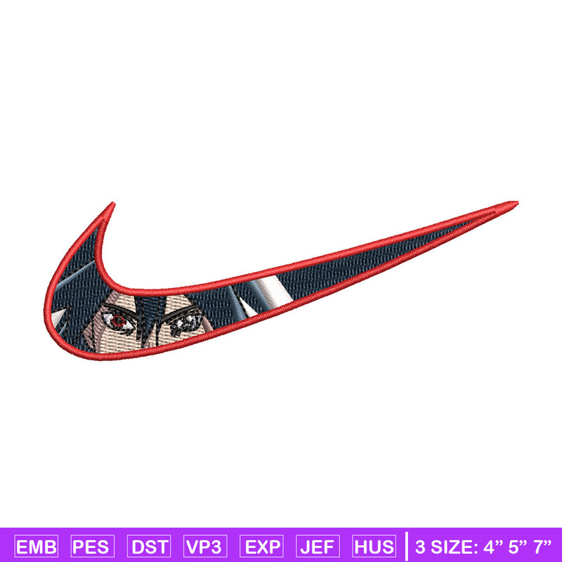 Nike sasuke eyes embroidery design, Naruto embroidery, Nike design, Embroidery shirt, Embroidery file, Digital download.jpg