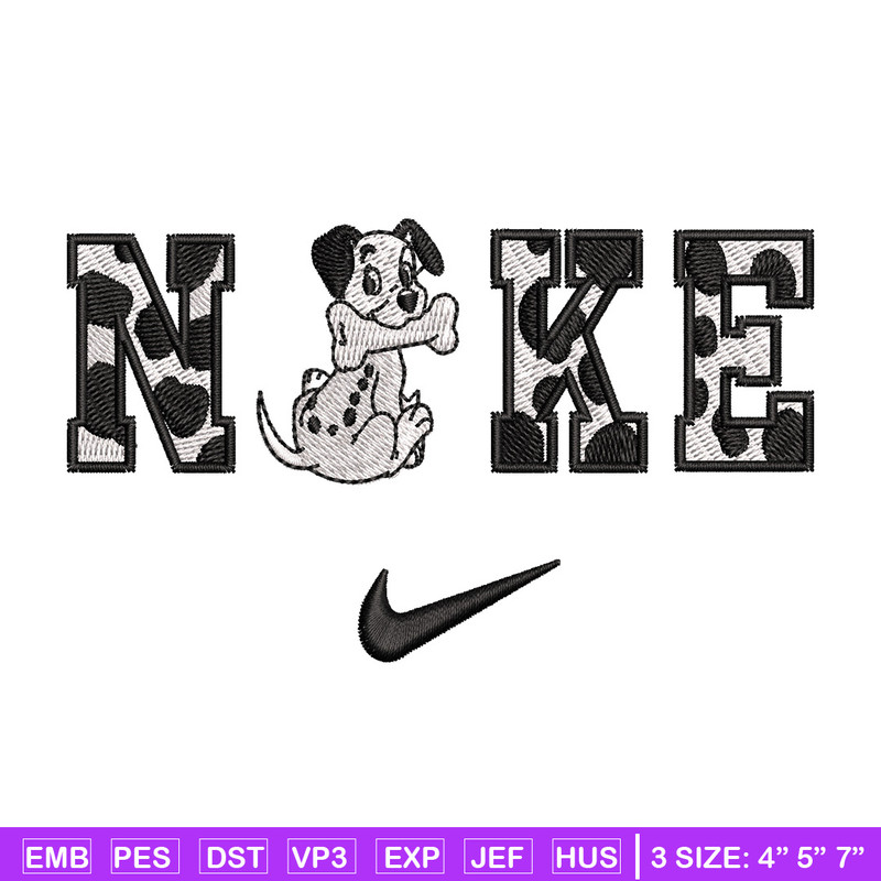 Nike x Dalmatian embroidery design, Dalmatian embroidery, Nike design,Embroidery shirt, Embroidery file,Digital download.jpg