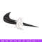 Nike x ghost embroidery design, Horror embroidery, Nike design, Embroidery shirt, Embroidery file,Digital download.jpg