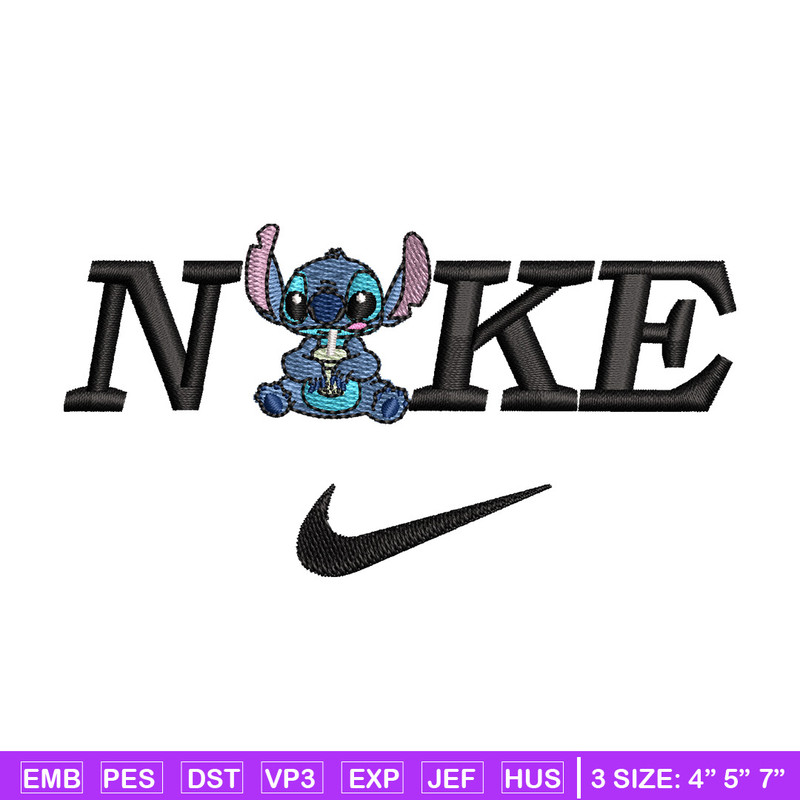 Nike x stitch embroidery design, Stitch embroidery, Nike design, Embroidery shirt, Embroidery file, Digital download.jpg