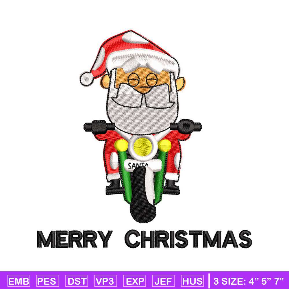 Satan mortobike embroidery design, Chrismas embroidery, Emb design, Embroidery shirt, Embroidery file, Digital download.jpg