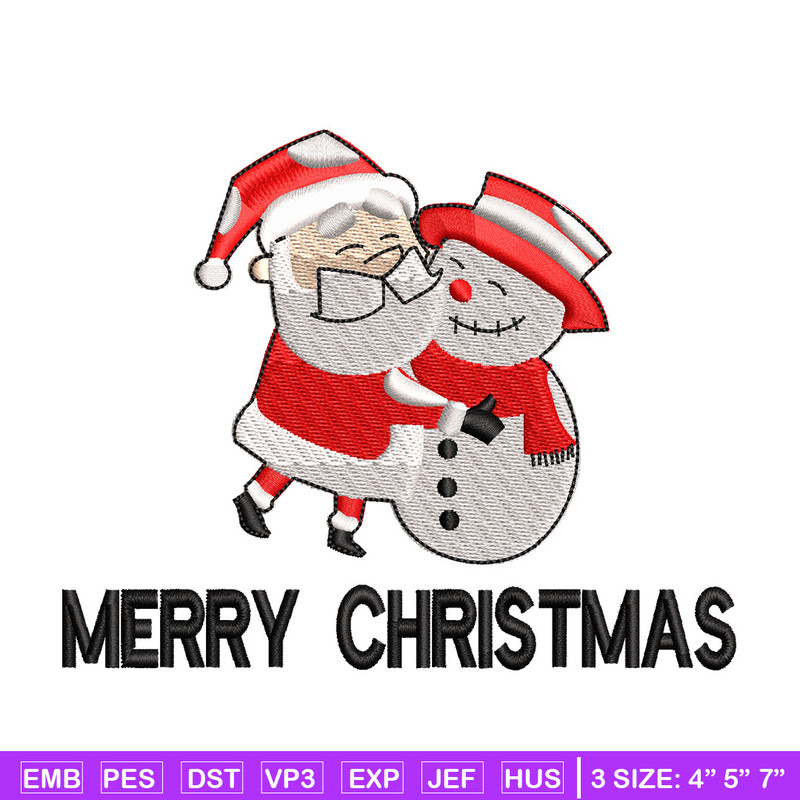 Satan snow man embroidery design, Chrismas embroidery, Emb design, Embroidery shirt, Embroidery file, Digital download.jpg