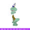 Squidward embroidery design, Spongebob embroidery, Embroidery file, Embroidery shirt, Emb design, Digital download.jpg