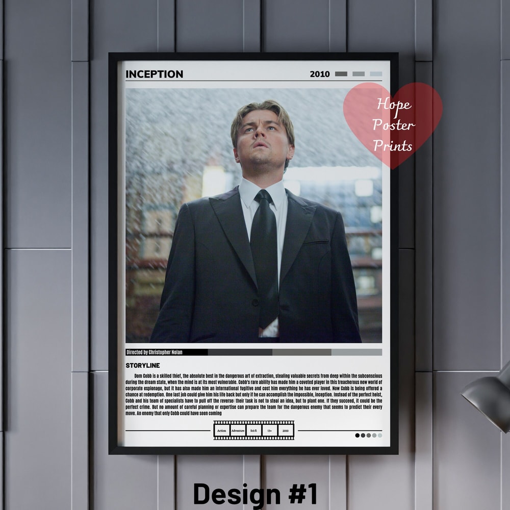 Inception Poster, Inception Print, Inception Decor, Inceptio | Inspire ...