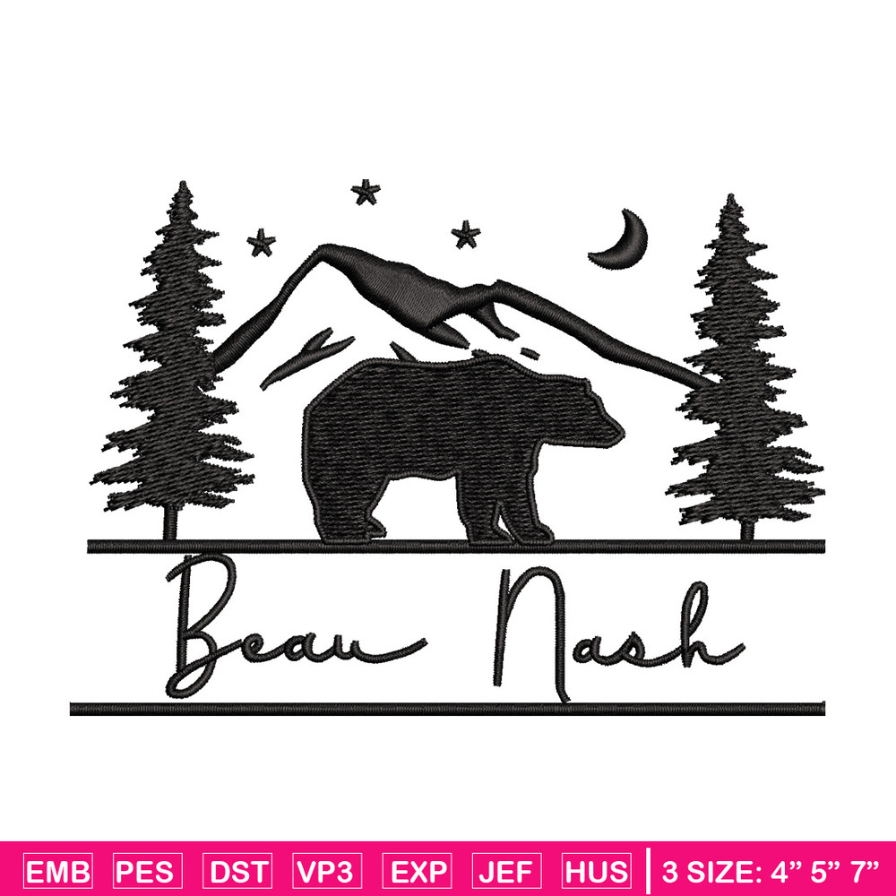 Beau nask embroidery design, Logo embroidery, Embroidery file, Embroidery shirt, Emb design, Digital download.jpg