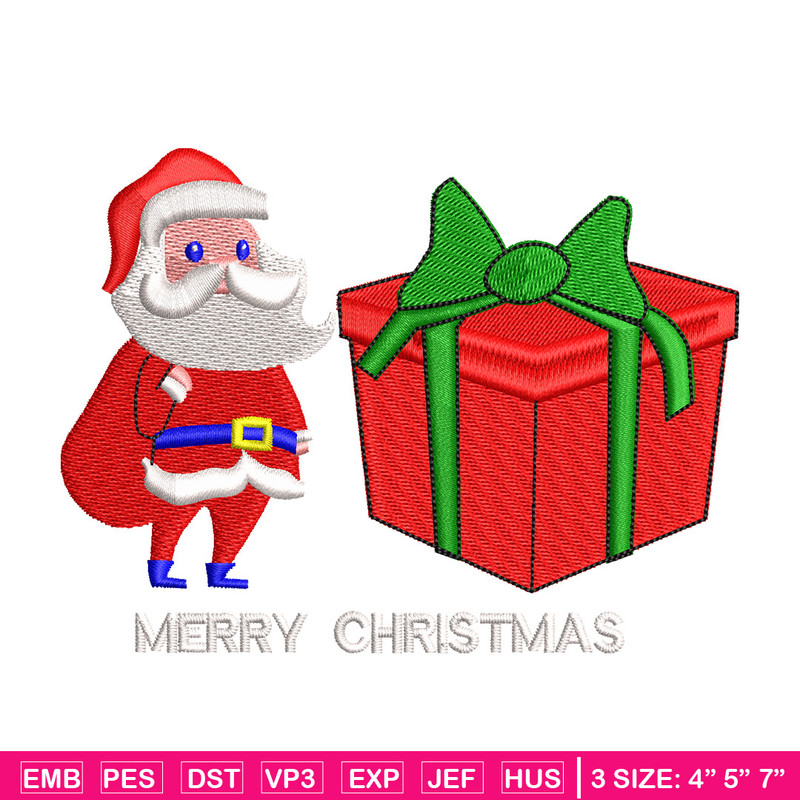 Big gift chrismas embroidery design, Chrismas embroidery, Embroidery file, Embroidery shirt, Emb design,Digital download.jpg