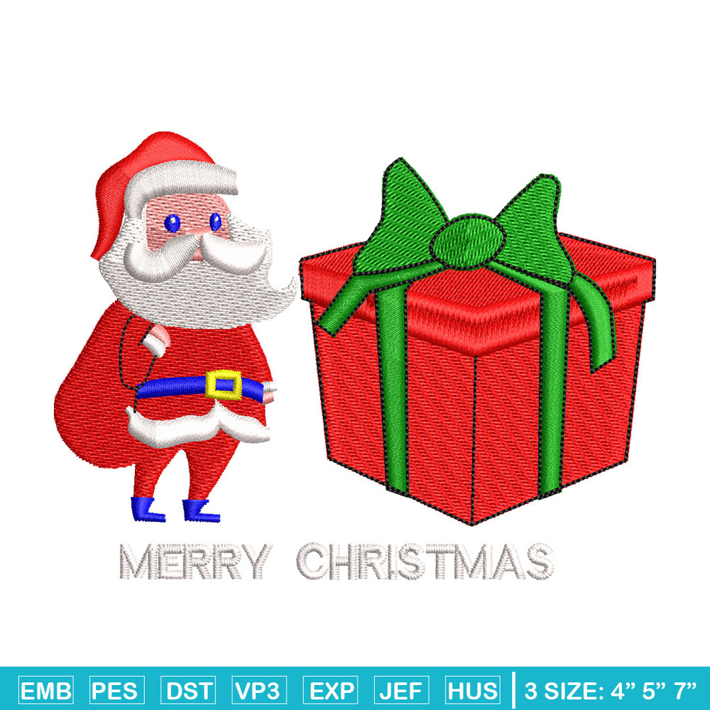 Big gift chrismas embroidery design, Chrismas embroidery, Embroidery file, Embroidery shirt, Emb design,Digital download.jpg