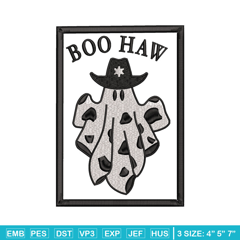 Boo haw embroidery design, Boo halloween embroidery, Embroidery file, Embroidery shirt, Emb design, Digital download.jpg