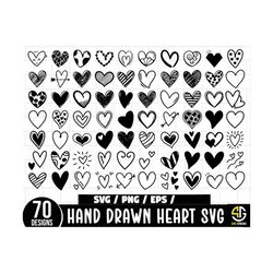 heart svg bundle, hand drawn heart svg, heart svg, doodle heart svg, sketch heart svg, love svg, valentine heart svg, op