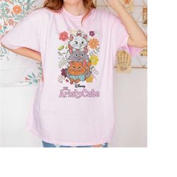 comfort colors disney the aristocats floral shirt, disney marie aristocats shirt, marie berlioz toulouse aristocats tee,