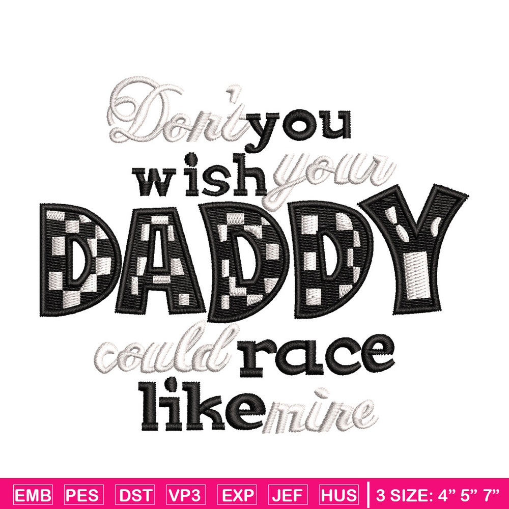 Dady logo embroidery design, Logo embroidery, Embroidery file, Embroidery shirt, Emb design, Digital download.jpg