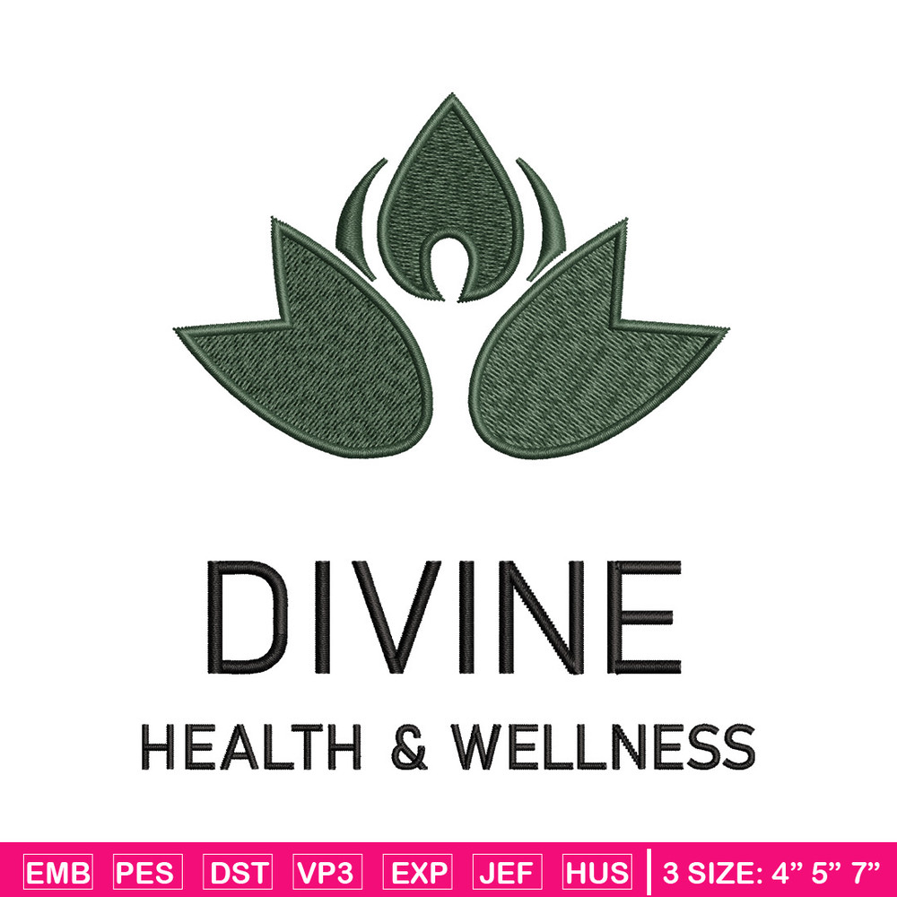 Divine logo embroidery design, Logo embroidery, Embroidery file, Embroidery shirt, Emb design, Digital download.jpg