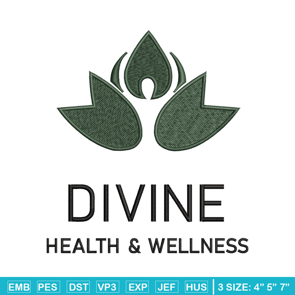 Divine logo embroidery design, Logo embroidery, Embroidery file, Embroidery shirt, Emb design, Digital download.jpg
