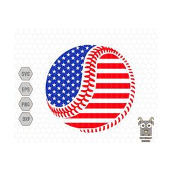 usa flag baseball svg, american flag baseball svg, indepence day svg, 4th of july svg, patriotic svg, american flag svg,