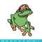 Frog boy embroidery design, Frog embroidery, Embroidery file, Embroidery shirt, Emb design, Digital download.jpg